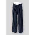Široké kalhoty s vázáním VOGUE 17293