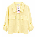 Stylová lněná bunda OVERSIZED 13292