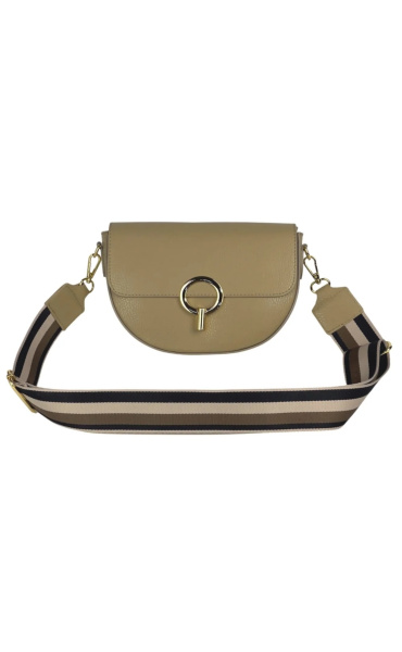 Kabelka crossbody kůže 804 Itálie