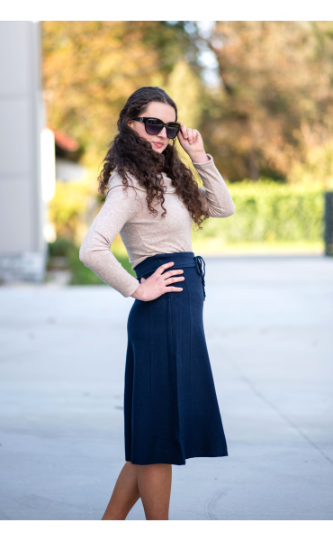 Sukně midi úplet 81030 Itálie