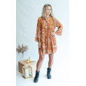 Šaty vzorované krátké C60943 Itálie