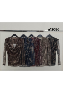 Halenka šifónová s vodou 13096