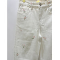 Módní džíny s výšivkou 7/8 wide-leg Onado H5088