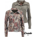 Onado DC312 VB bunda Jeans oboustranná KHAKI