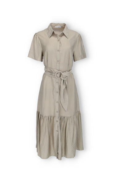 Košilové šaty s volánem MC 23285