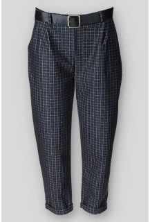 Kalhoty do gumy s páskem vzor 20111