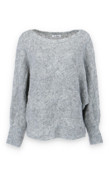 Elegantní svetřík oversize USee Y607 Itálie