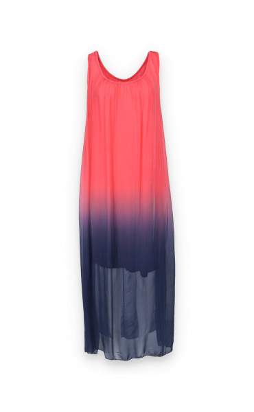 Šaty hedvábí ombré 6522D Itálie