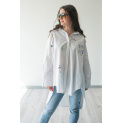 Košile oversize s aplikací (TEDDY) 39806