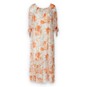 Šaty dlouhé hedvábí květ 59100 Italy