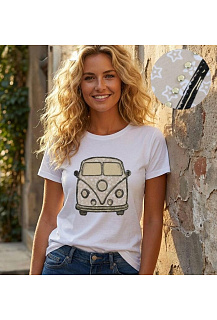 Tričko s potiskem AUTOBUS DJ77803