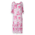 Šaty dlouhé hedvábí květ 59100 Italy