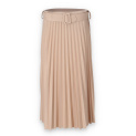 Sukně plise s páskem Midi