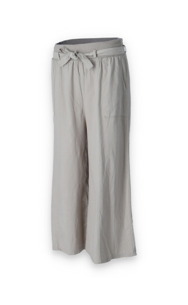 Kalhoty lněné culottes 7635