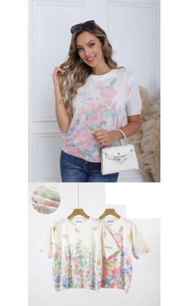 Elegantní svetřík s potiskem 57248