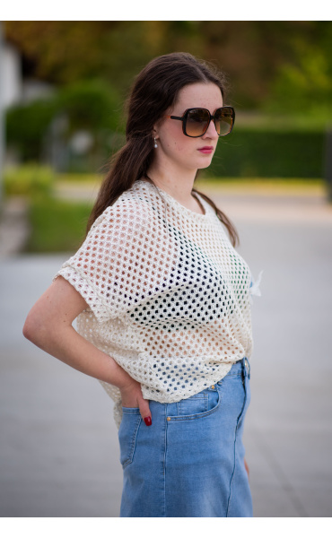 Trendy přízová vesta MY STYLE 20195