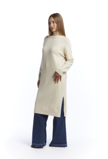 Šaty uplet s rolákem SEVENDAY 8047