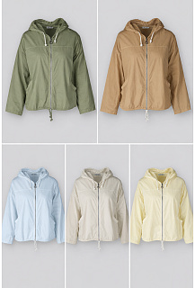 Jarní bunda krátká na zip W25017