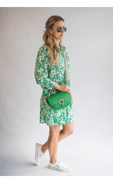 Kabelka crossbody kůže 804 Itálie