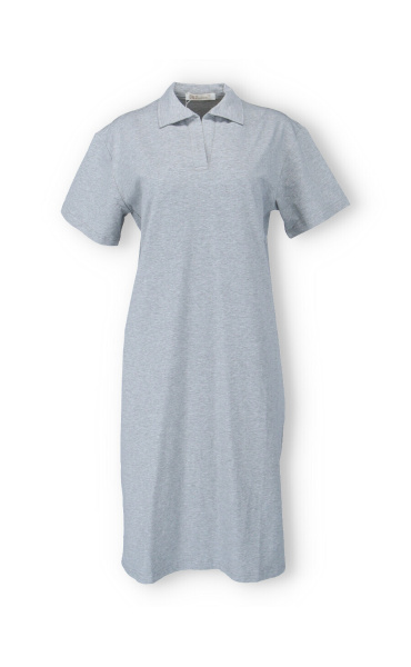 Teplákové šaty s límečkem DZ1015