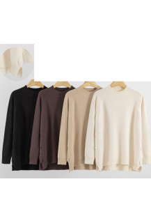 Trendy svetr s knoflíky 5375