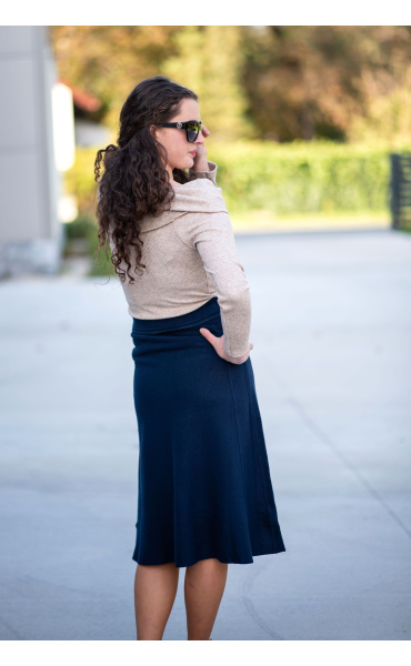 Sukně midi úplet 81030 Itálie