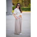 Široké kalhoty s páskem 24503