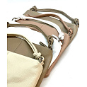 Kožená crossbody se dvěma popruhy 517