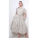 Košilové šaty s volánem MC 23285