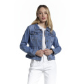 Bunda džínová 3D-6799-1 Itálie