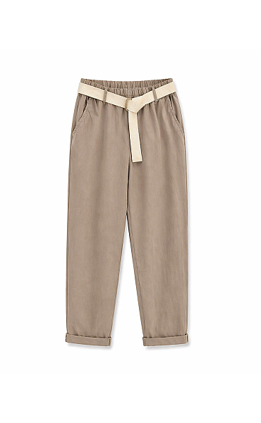 Trendy kalhoty s páskem 26020