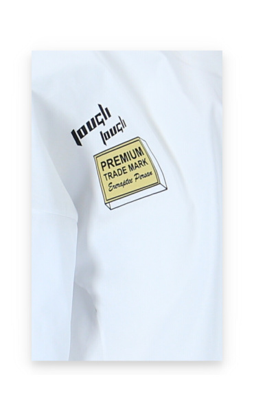 Košile oversize s aplikací (SMILE) 39806