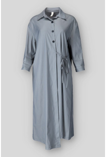 Košilové šaty s vázáním SUN 9036