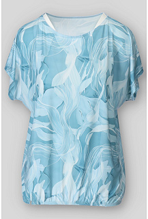 Halenka-triko s krátkým rukávem 1299 Pratto