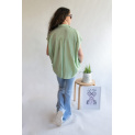 Košile bez rukávu oversize MO-S620