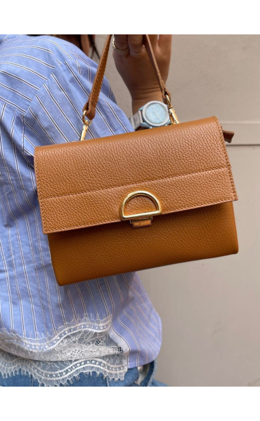 Stylová kožená crossbody kabelka 911