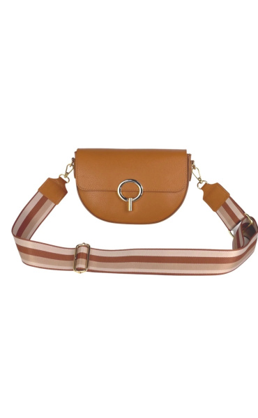 Kabelka crossbody kůže 804 Itálie