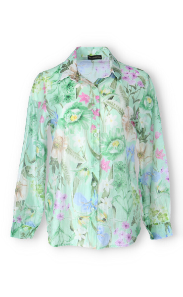 Košile květ na uzlík U7988