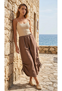 Stylové kalhoty s regulací G03684