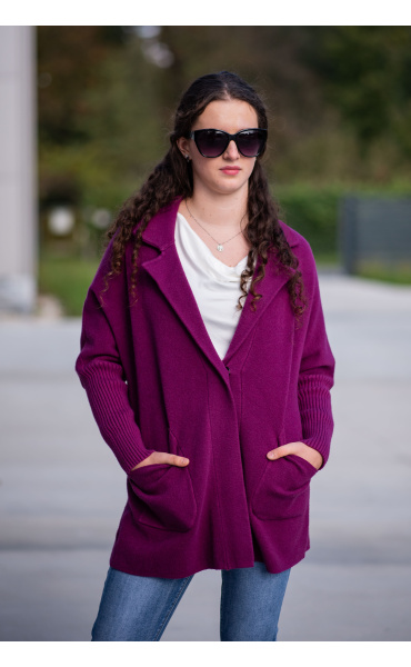 Sako úplet oversize 5108 Itálie