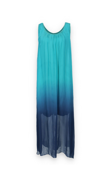 Šaty hedvábí ombré 6522D Itálie