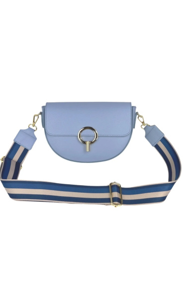 Kabelka crossbody kůže 804 Itálie