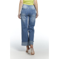 Kalhoty džínové 3D-1364-1 Itálie 