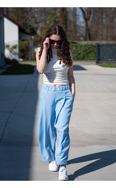 Široké kalhoty do gumy U10639