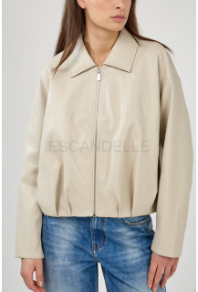 Stylová koženková bunda Serina ESC 5255