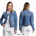 Bunda džínová 3D-6799-1 Itálie