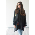 Košile oversize s aplikací (SMILE) 39806