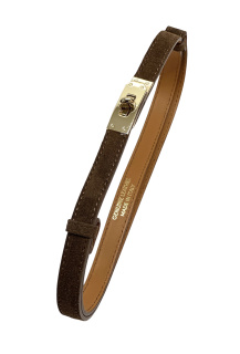 Opasek stavitelná délka broušená kůže 007-8 ,Itálie