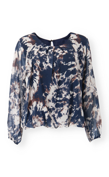 Elegantní halenka s potiskem 13852 Latino Paris