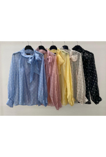 Košile s vázačkou puntík U 12008